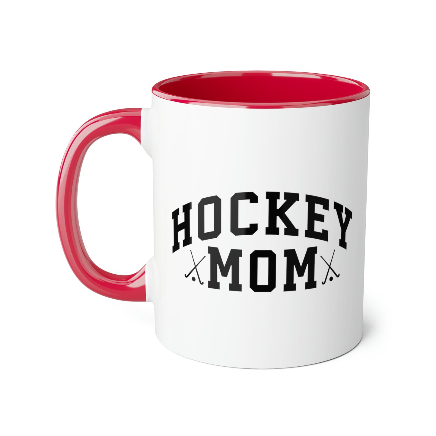 Tasse de maman de hockey classique (6 couleurs), 11oz