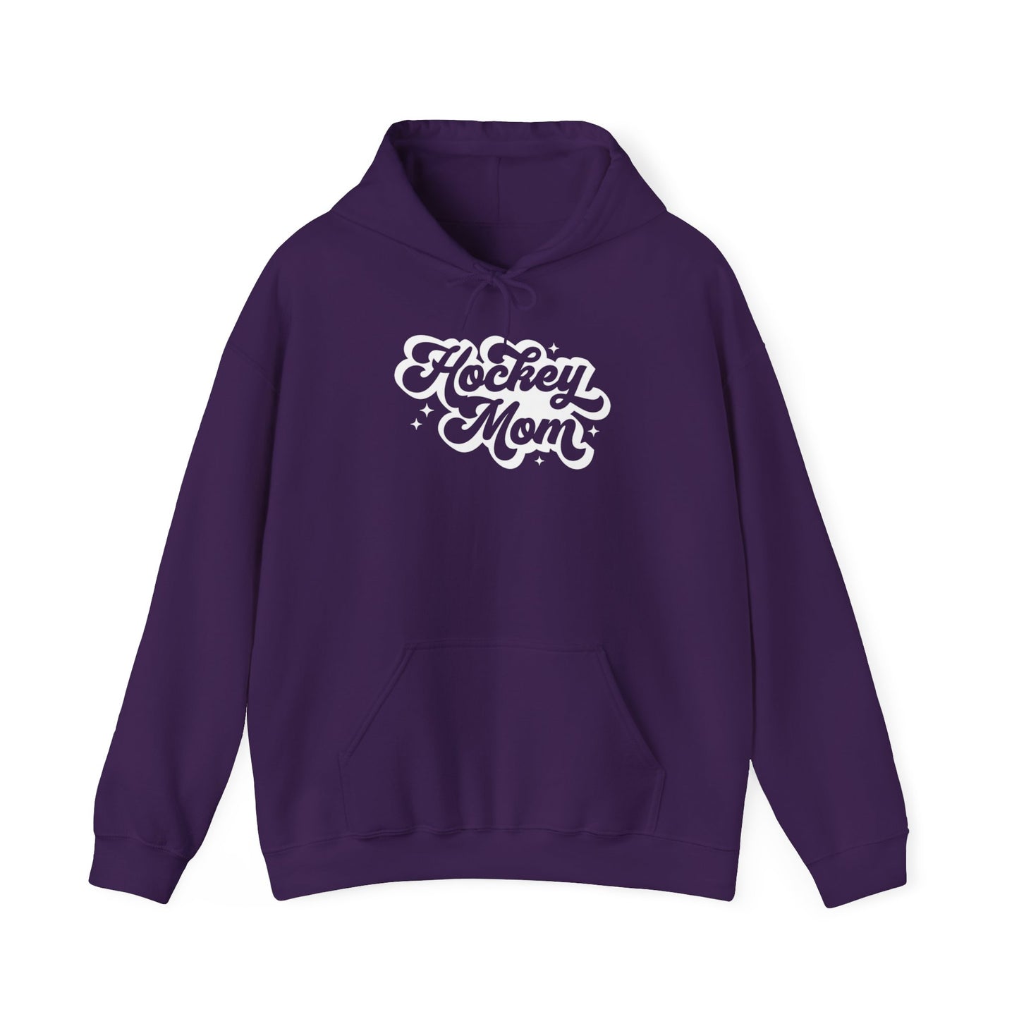 Sweat à capuche adulte maman de hockey rétro