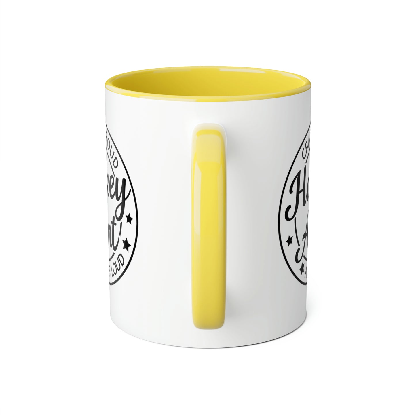 Tasse de tante de hockey (6 couleurs), 11oz