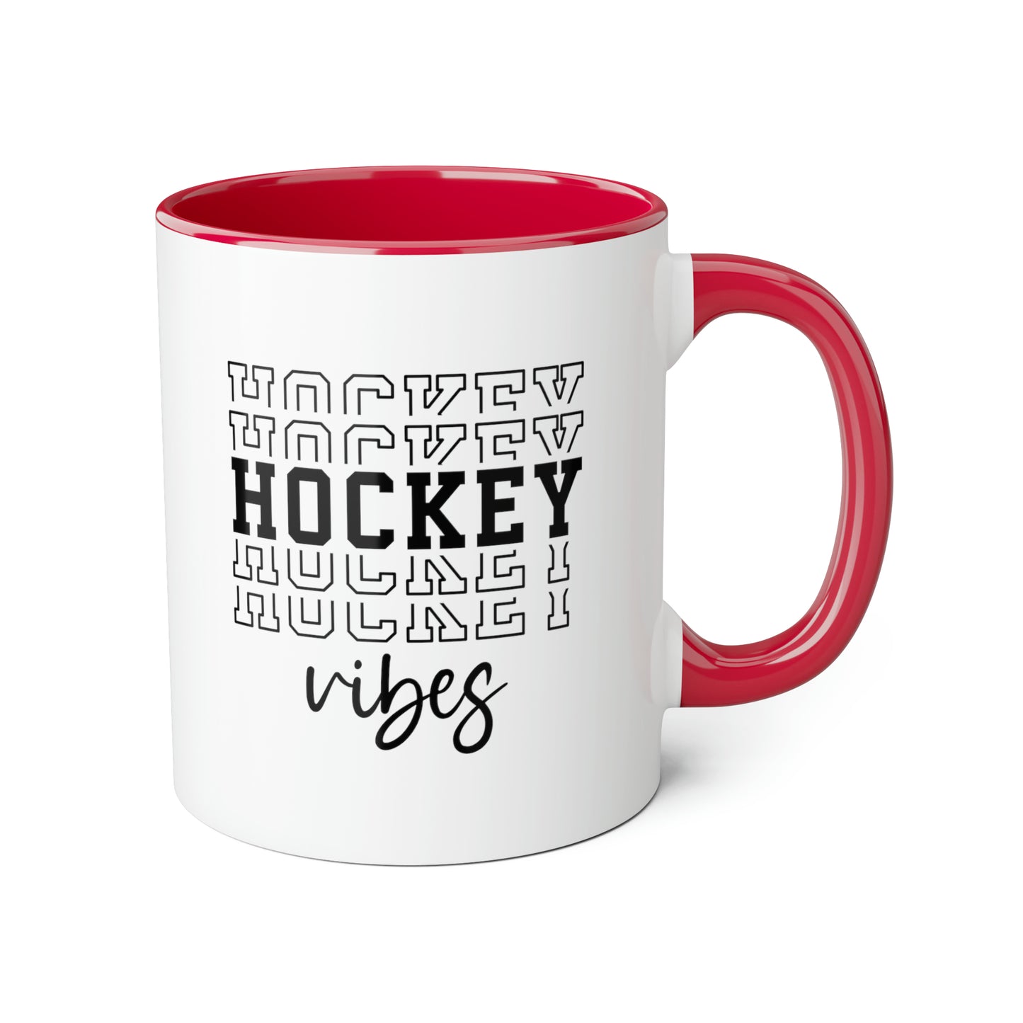 Tasse Hockey Vibes (6 couleurs), 11 oz