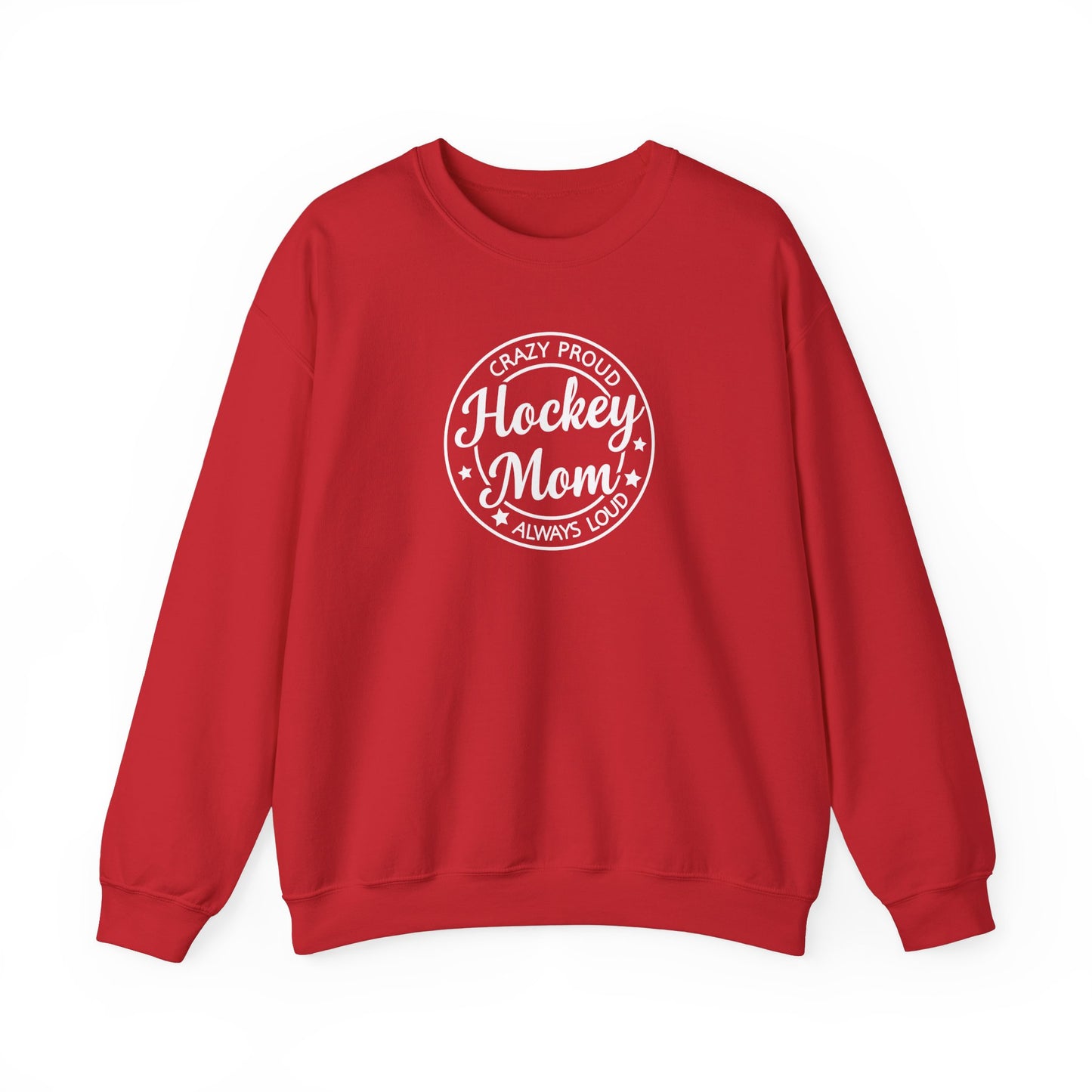 Crazy Proud Hockey Mom Adulte Crewneck