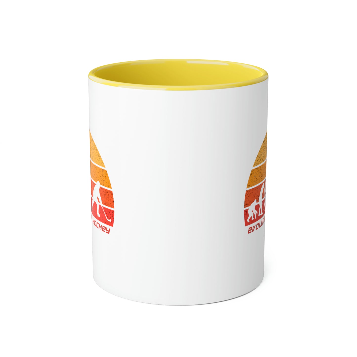 Tasse L'évolution du hockey (3 couleurs), 11oz