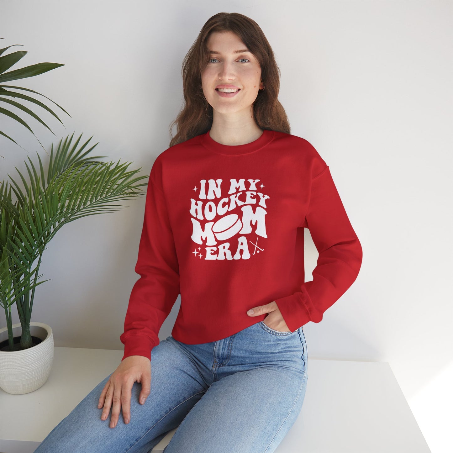 Hockey Mom Era Adulte Crewneck