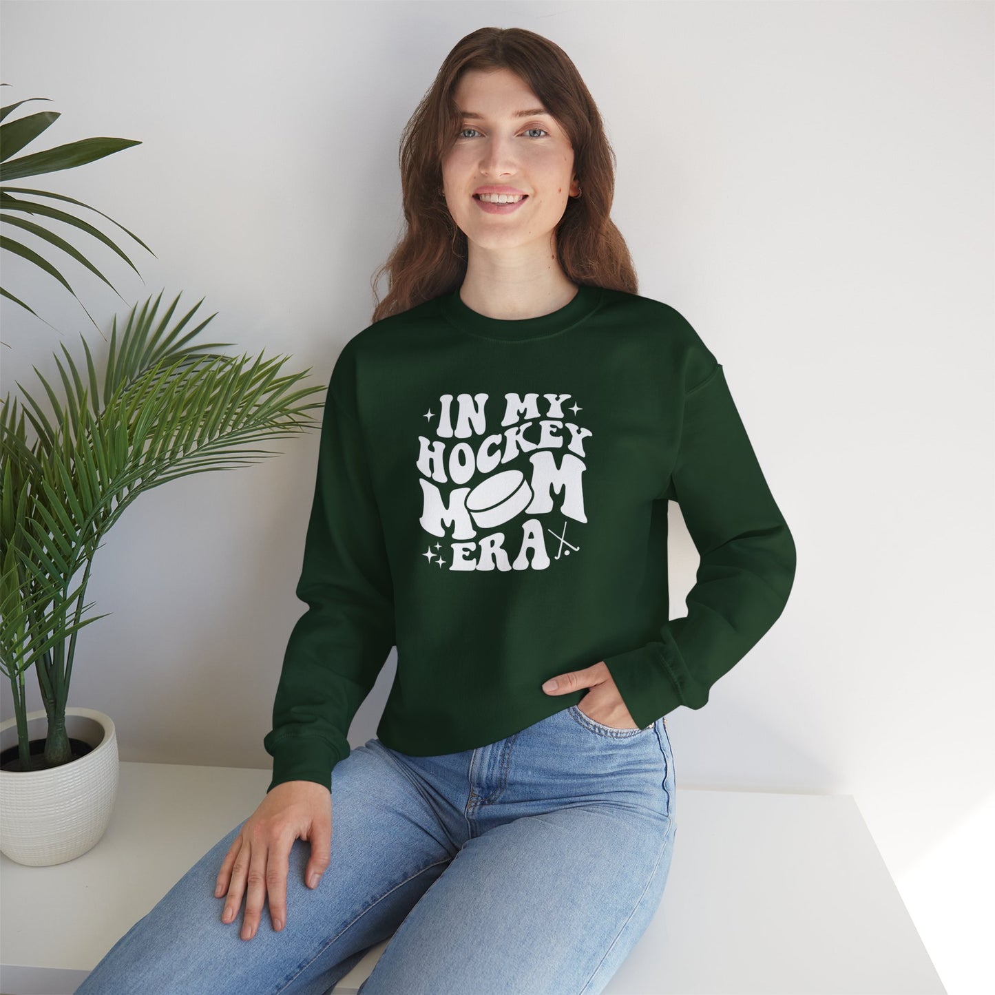 Hockey Mom Era Adulte Crewneck