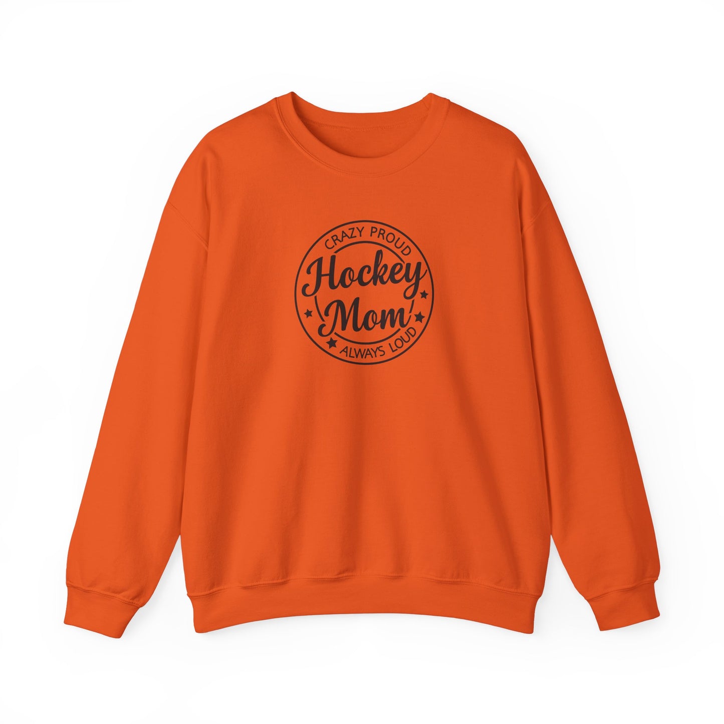 Crazy Proud Hockey Mom Adulte Crewneck