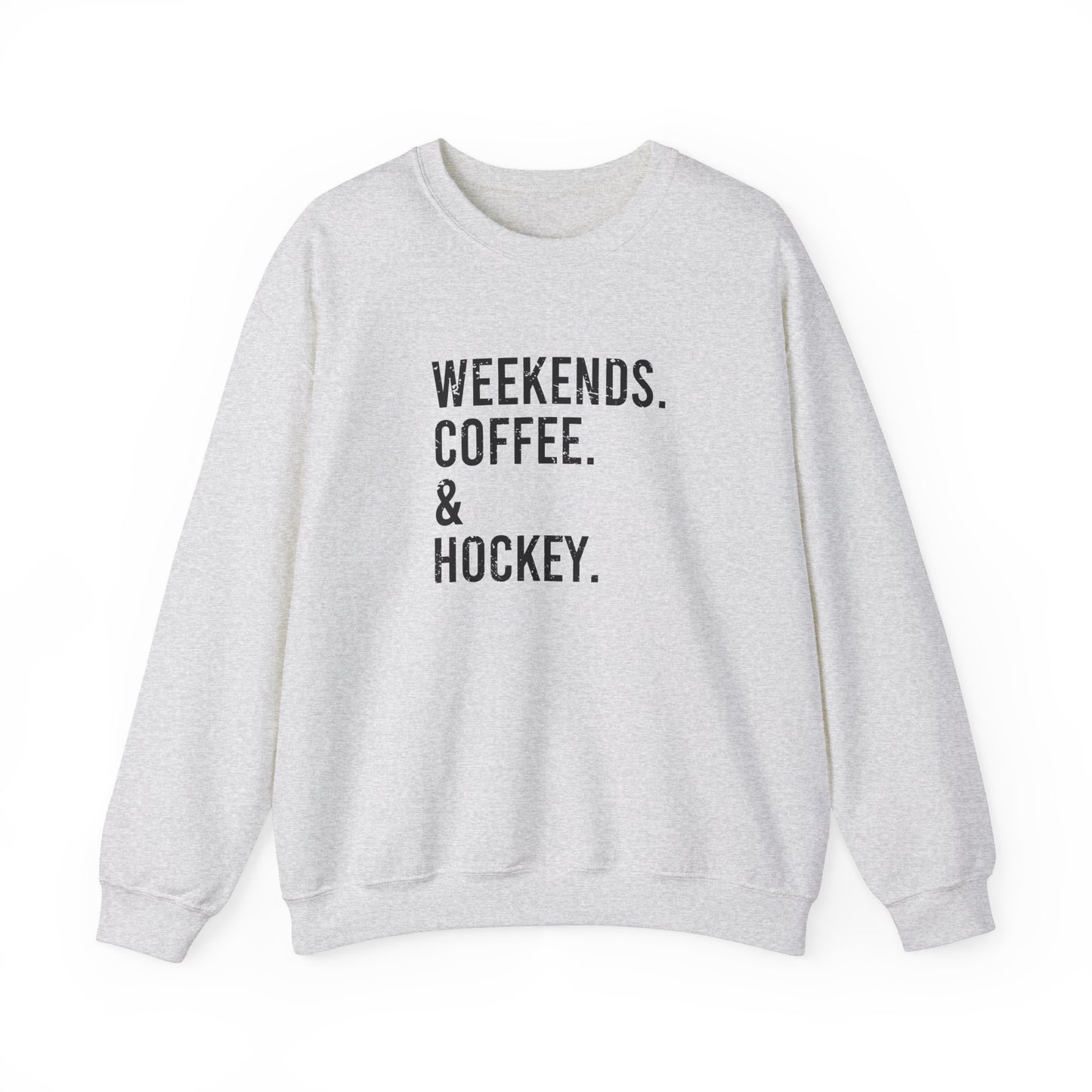 Pull ras du cou pour adulte Weekends & Hockey