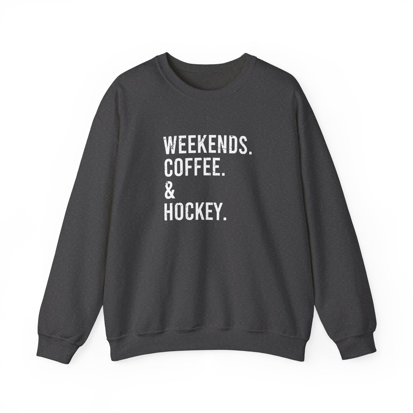 Pull ras du cou pour adulte Weekends & Hockey