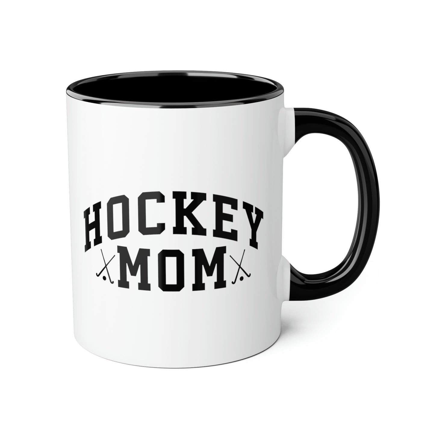 Tasse de maman de hockey classique (6 couleurs), 11oz