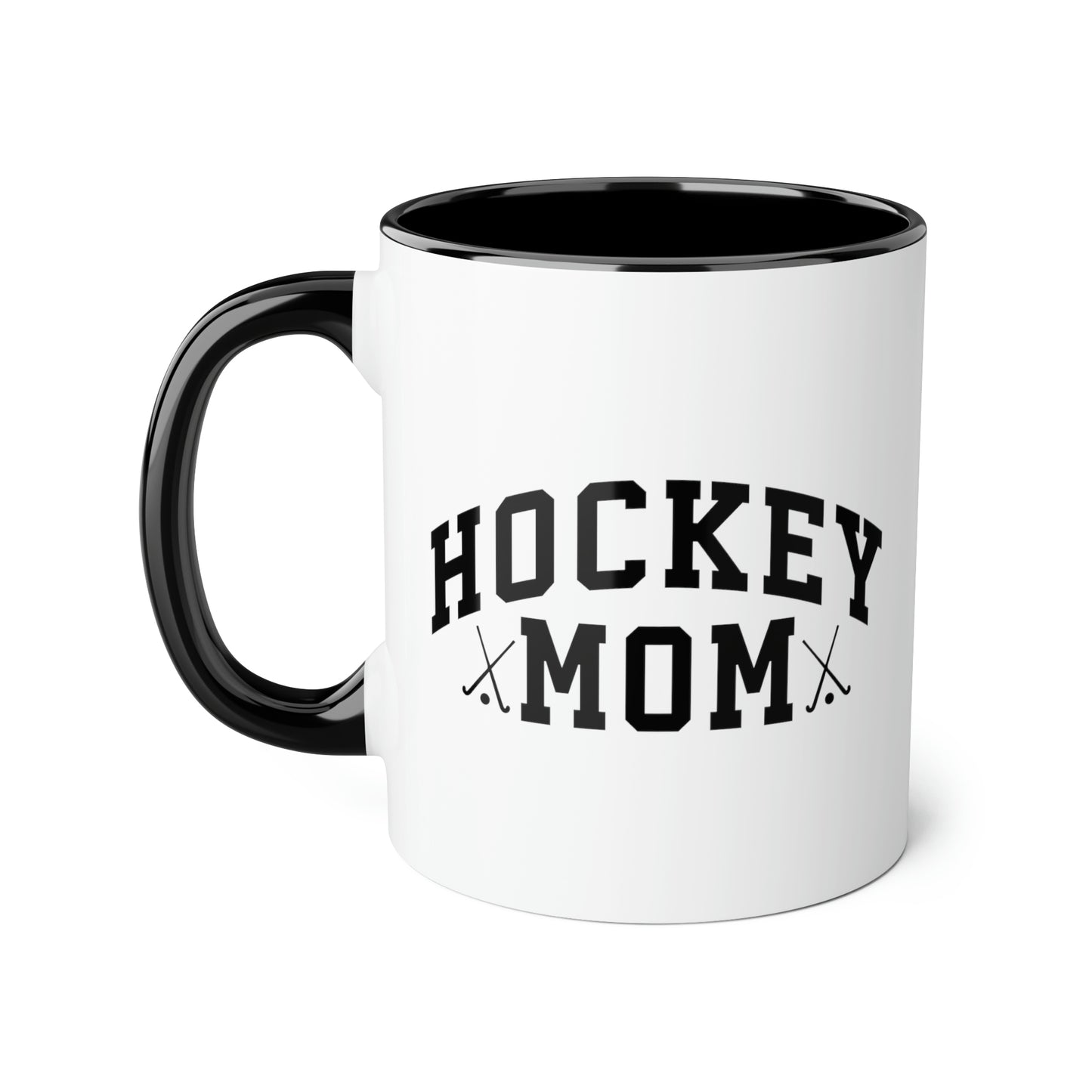 Tasse de maman de hockey classique (6 couleurs), 11oz