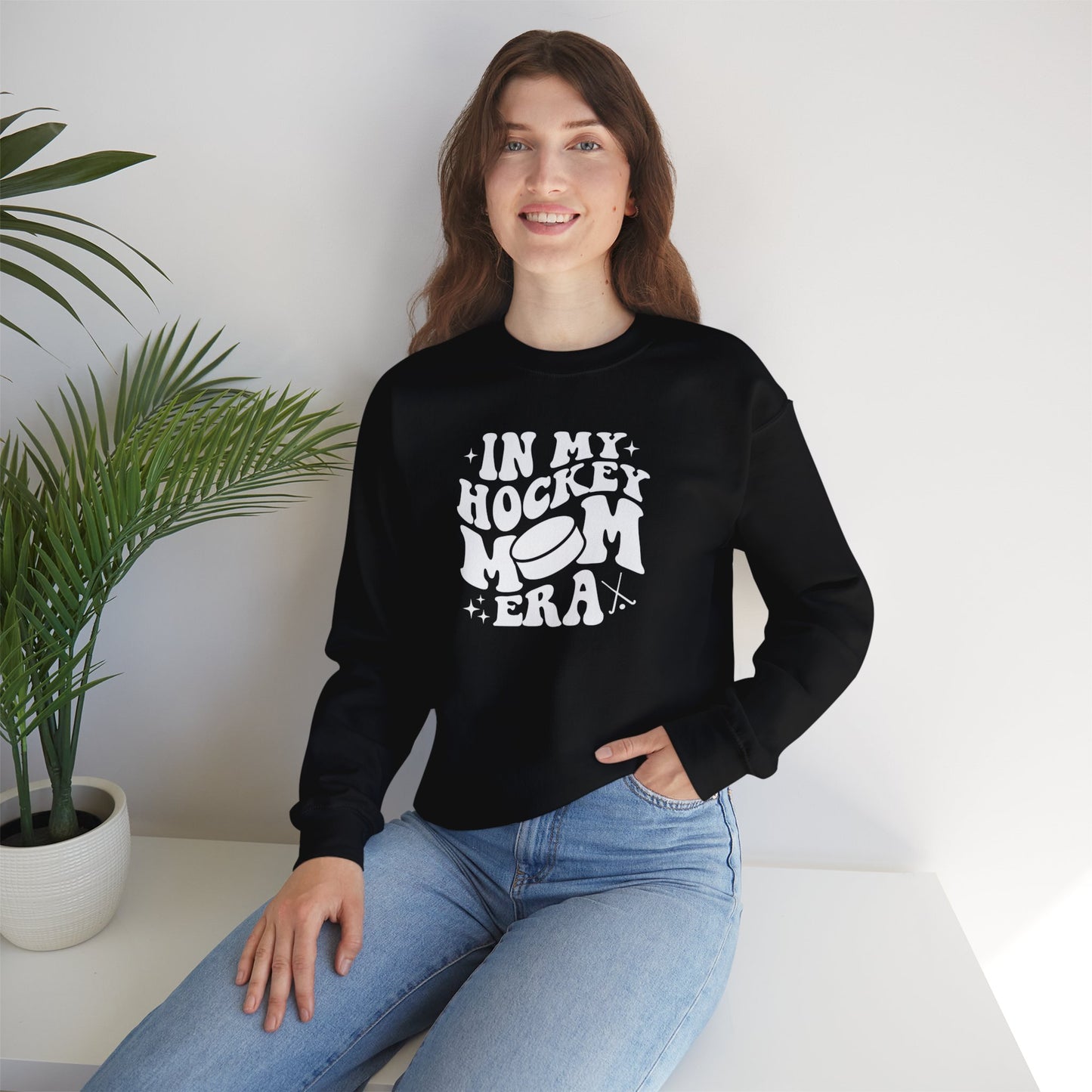Hockey Mom Era Adulte Crewneck