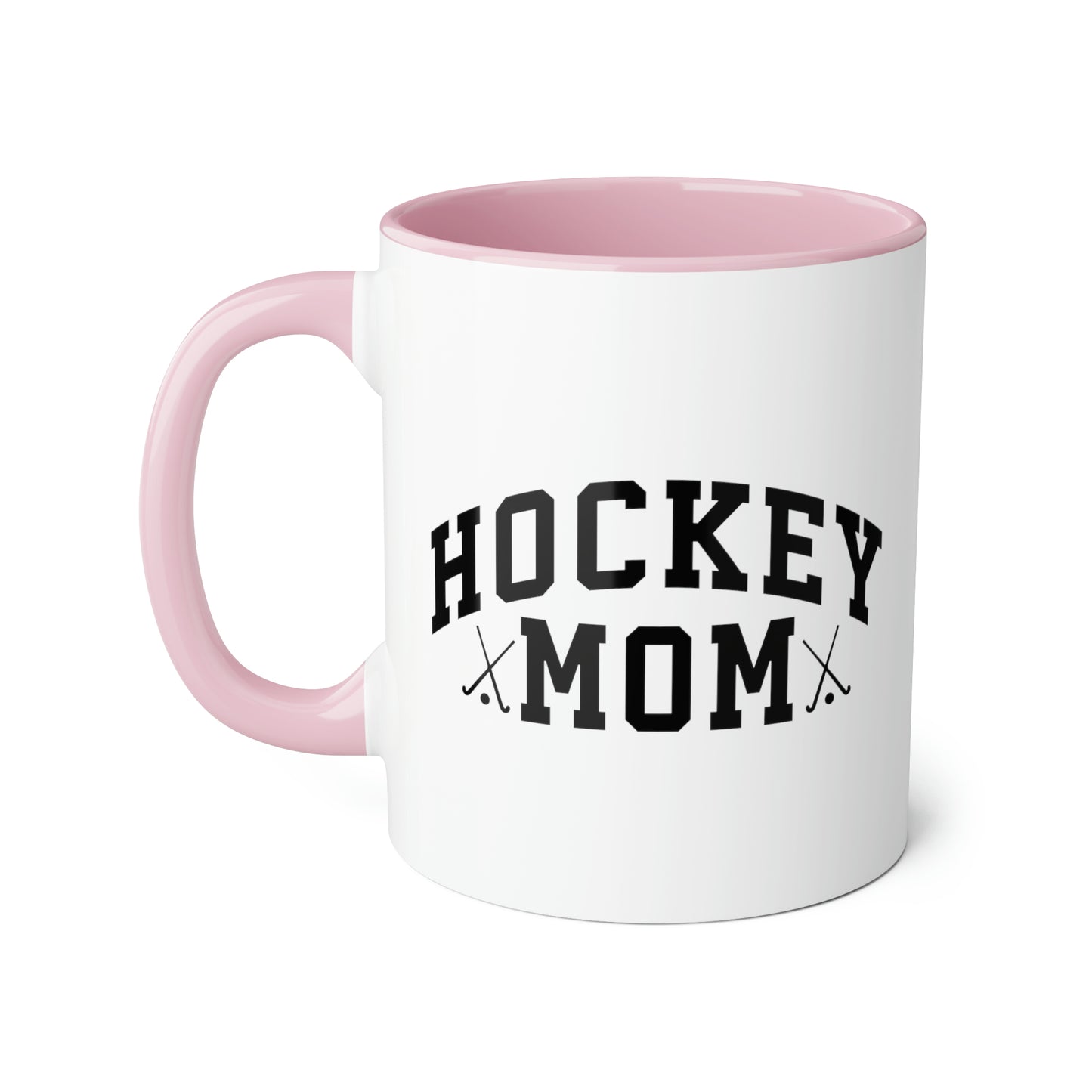 Tasse de maman de hockey classique (6 couleurs), 11oz