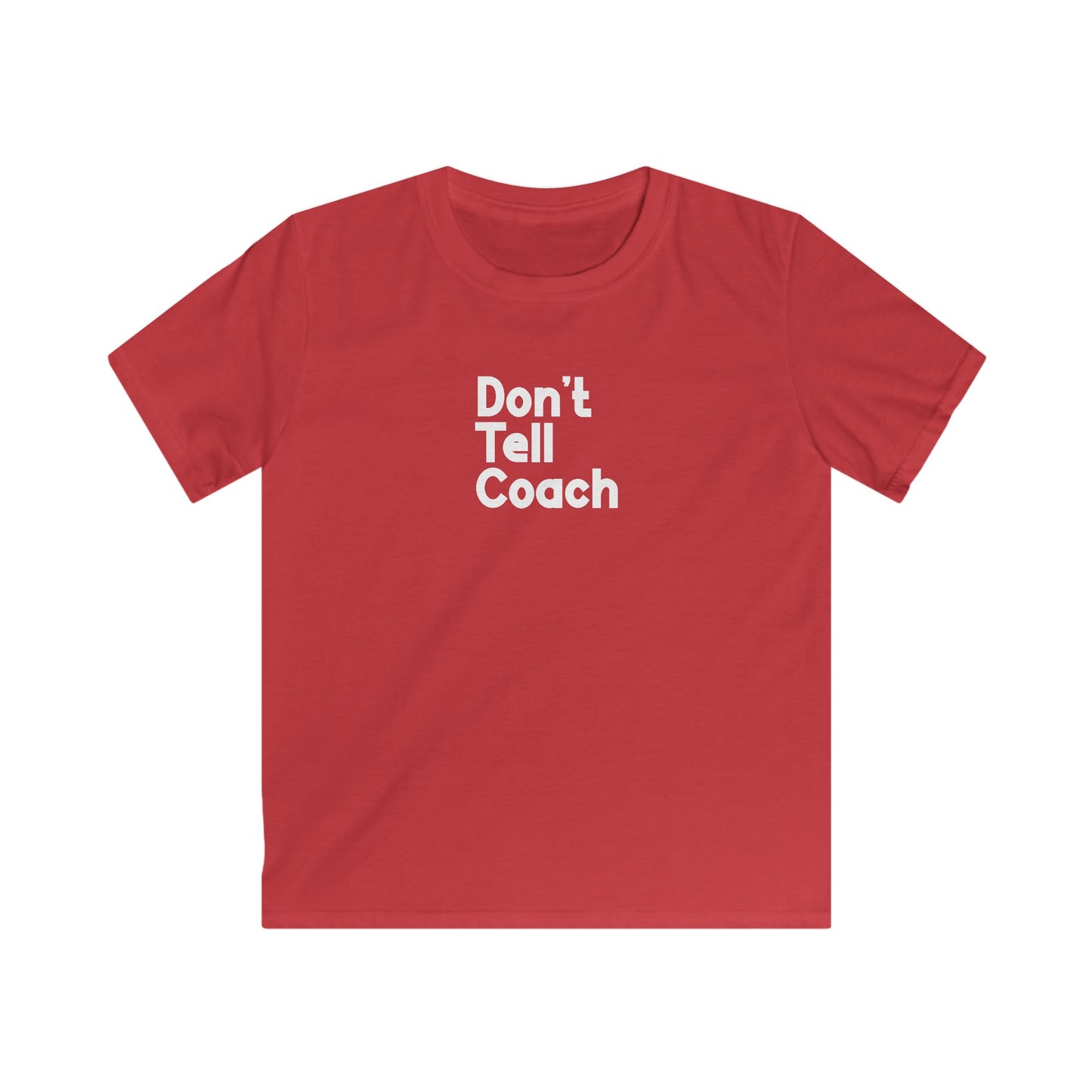 Ne le dites pas à l'entraîneur T-shirt enfant