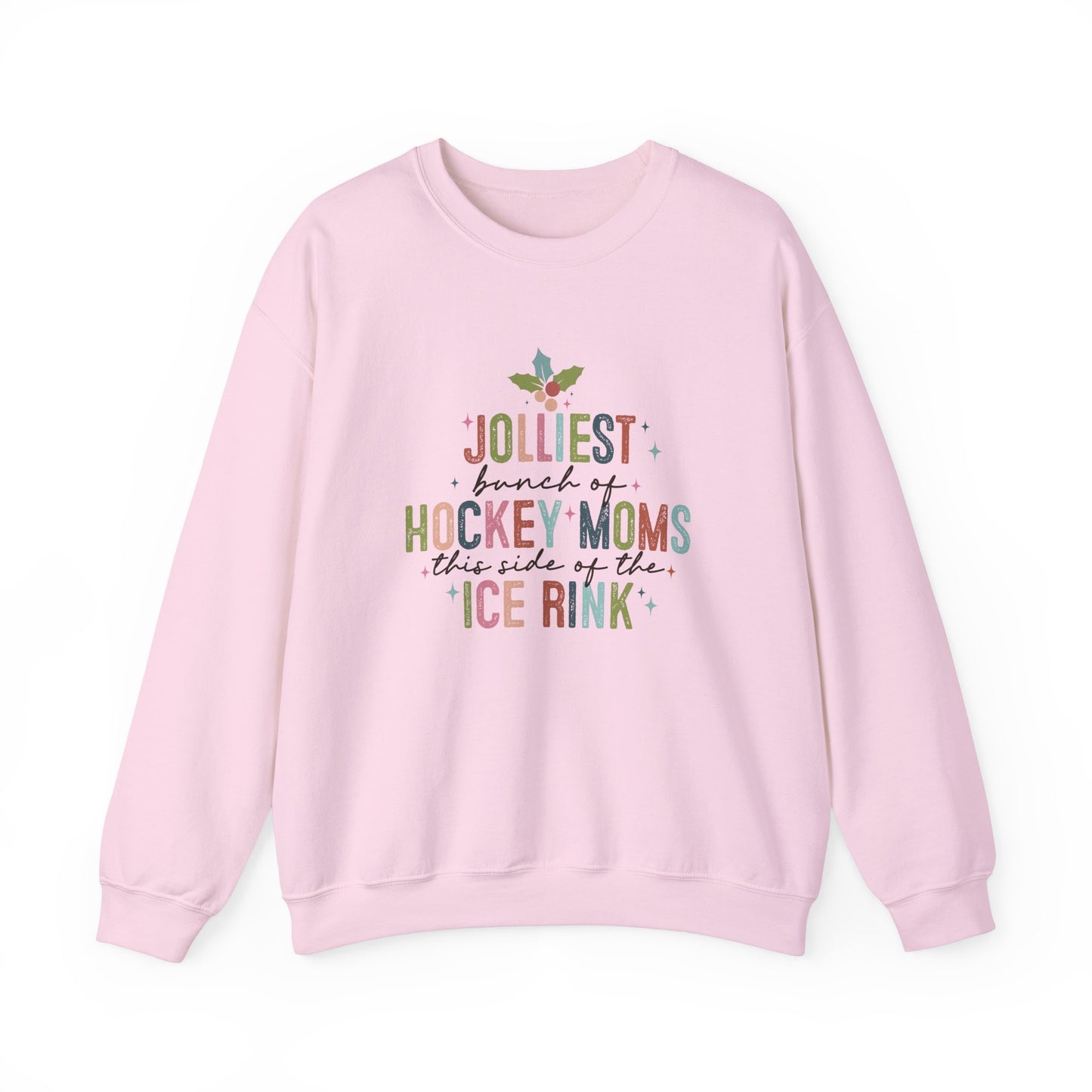Pull ras du cou de Noël pour adulte Hockey Moms