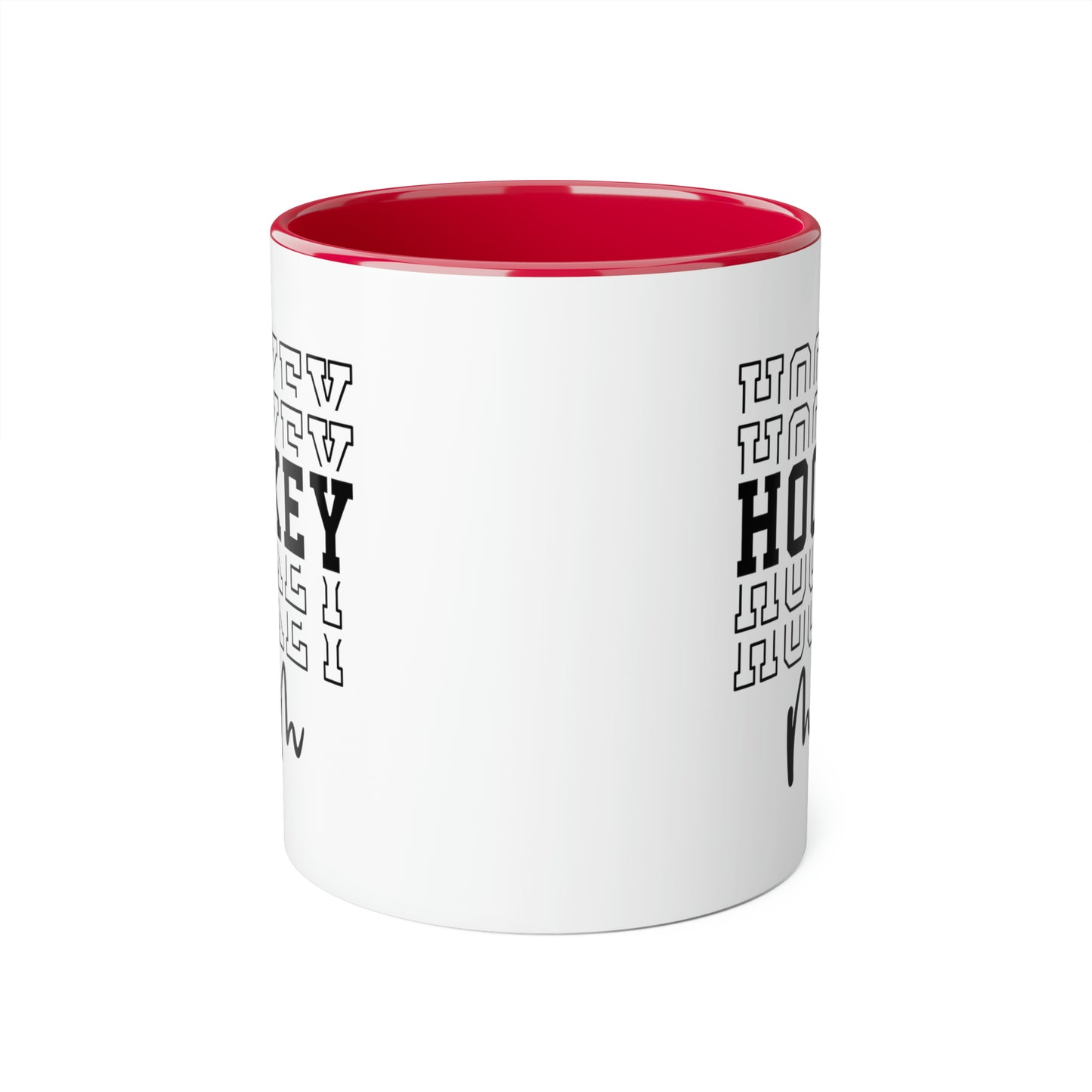 HOCKEY HOCKEY HOCKEY MOM Mug (6 couleurs), 11oz