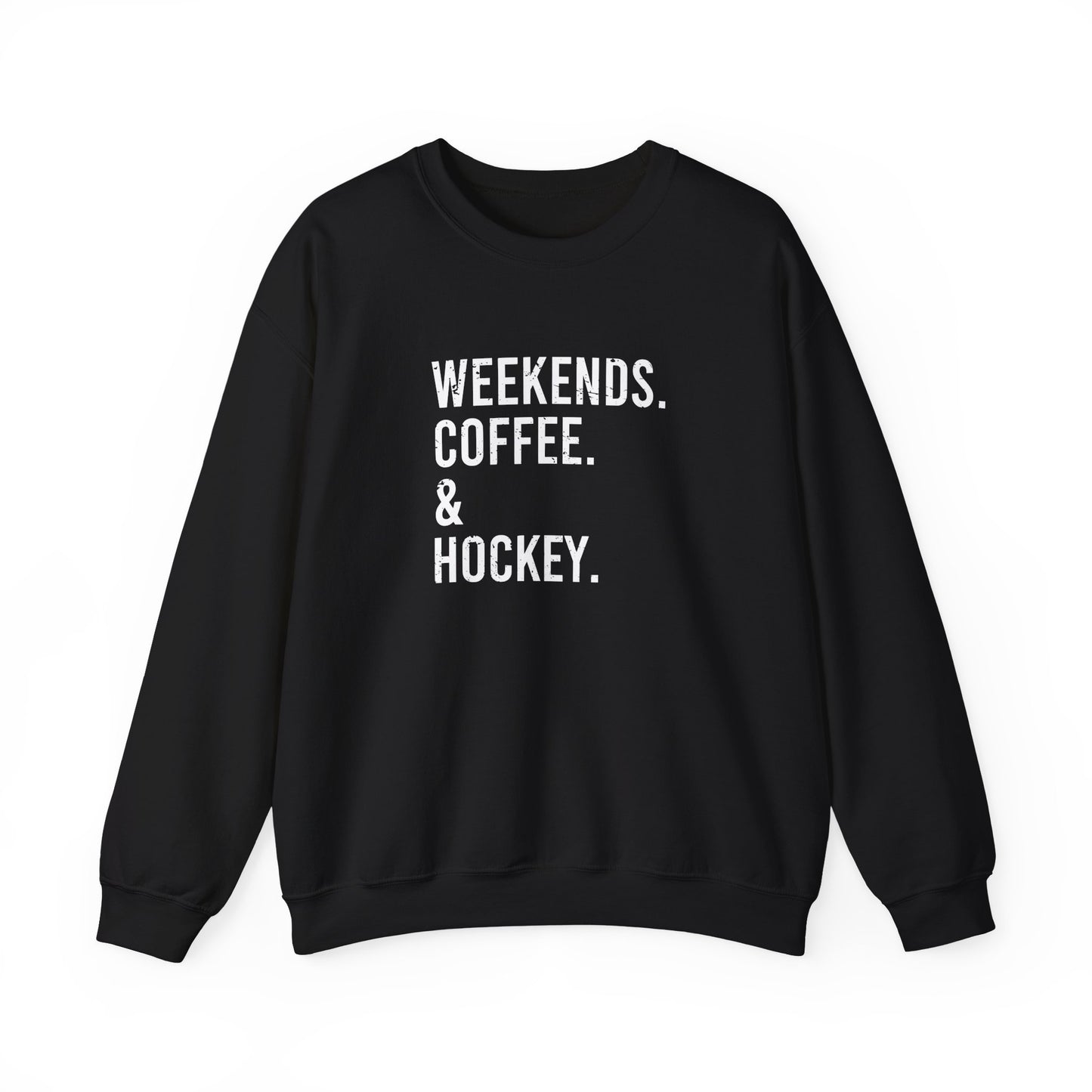Pull ras du cou pour adulte Weekends & Hockey