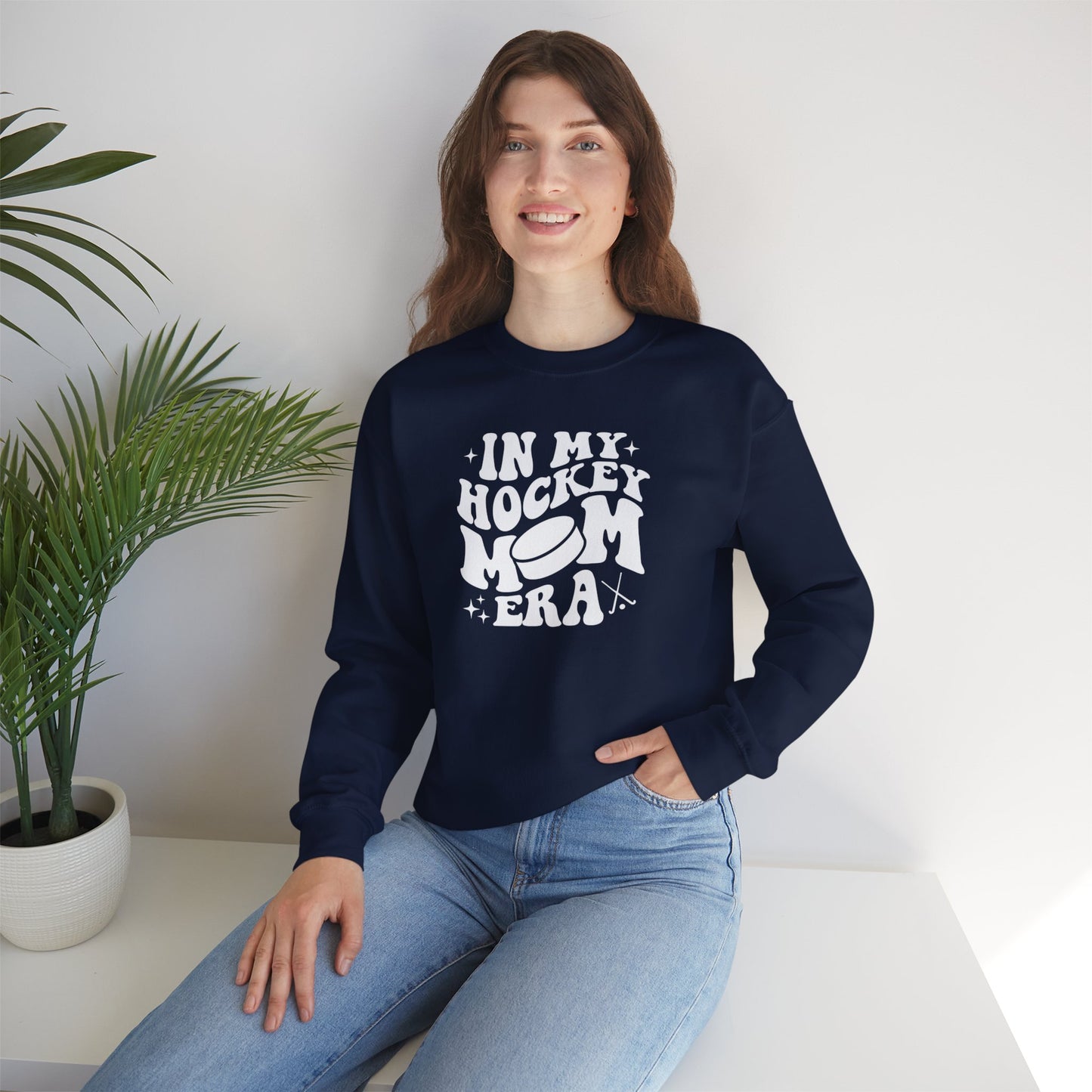 Hockey Mom Era Adulte Crewneck