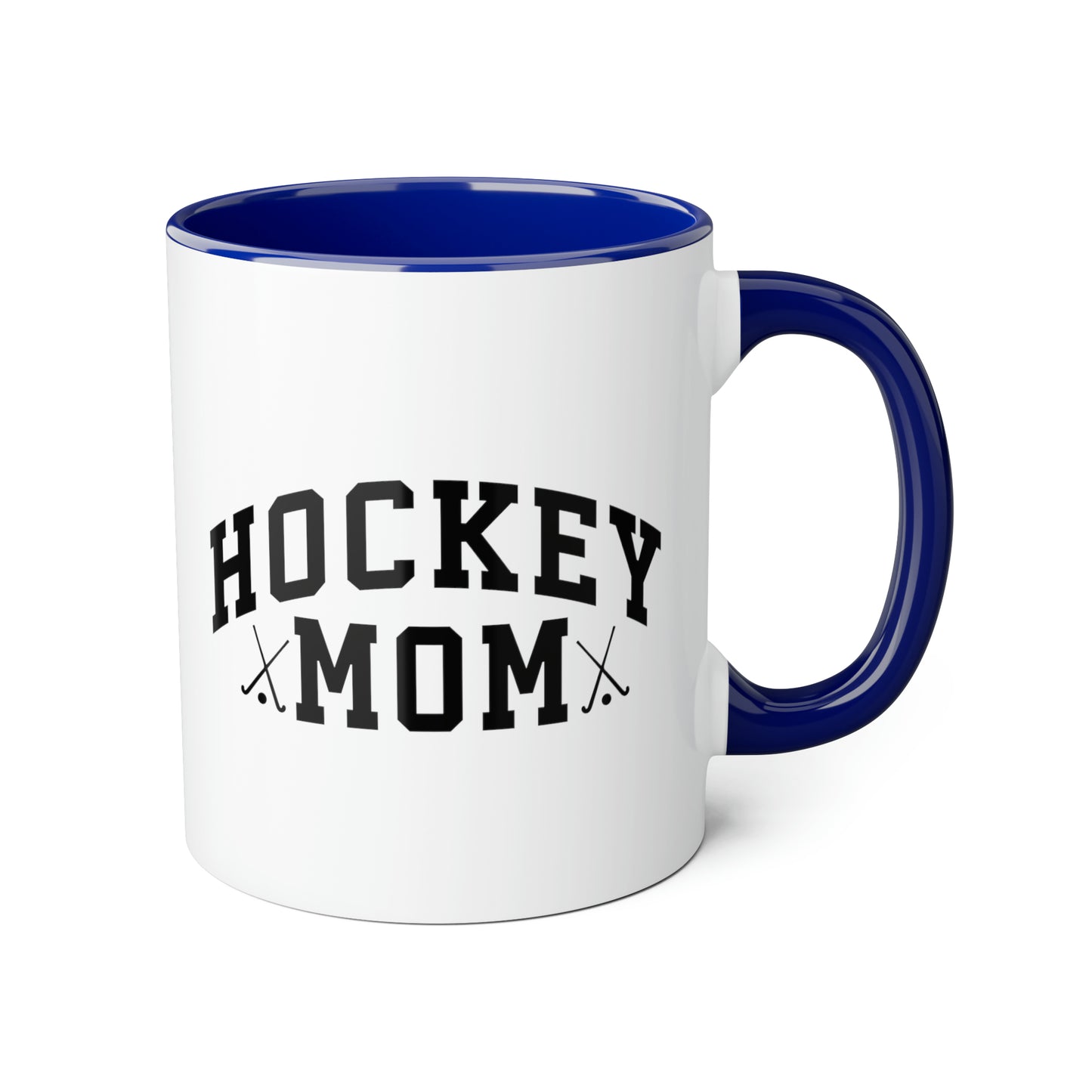 Tasse de maman de hockey classique (6 couleurs), 11oz