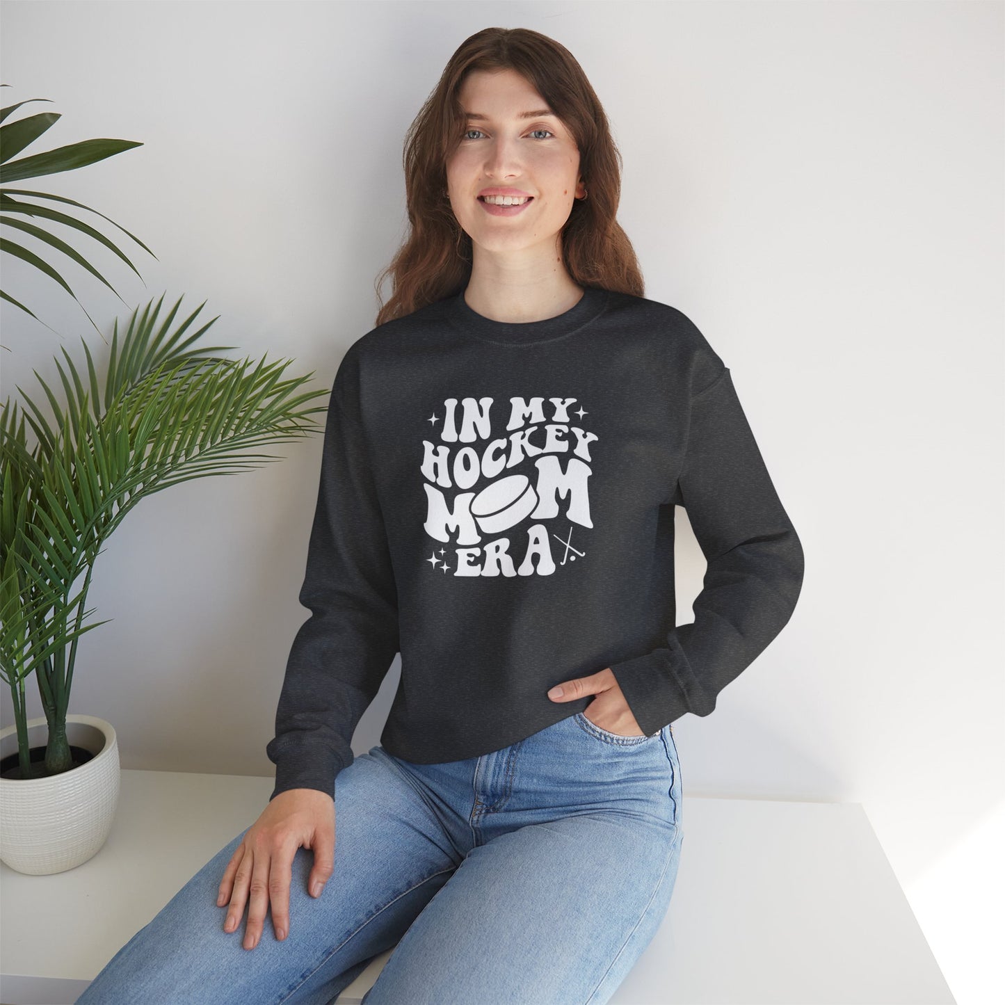 Hockey Mom Era Adulte Crewneck