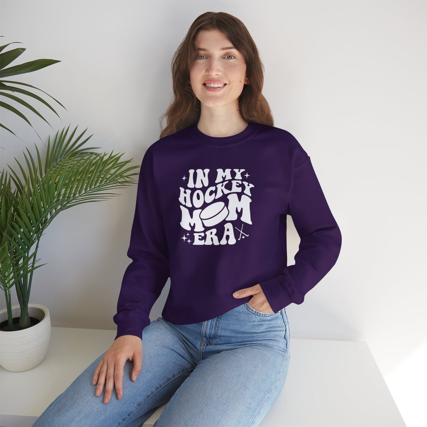 Hockey Mom Era Adulte Crewneck