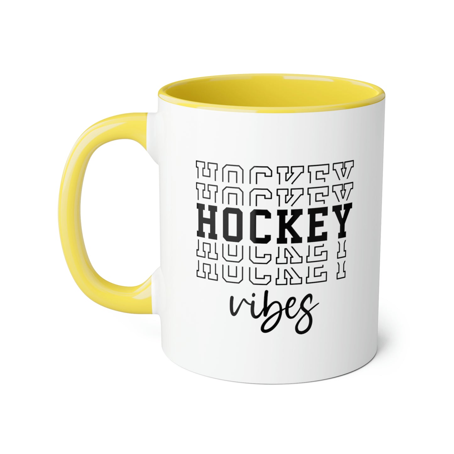 Tasse Hockey Vibes (6 couleurs), 11 oz