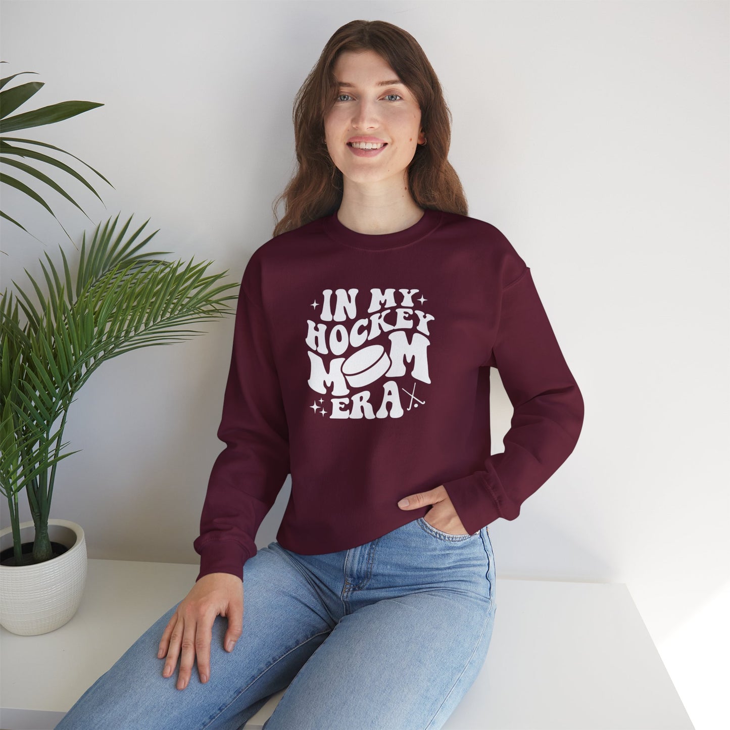 Hockey Mom Era Adulte Crewneck