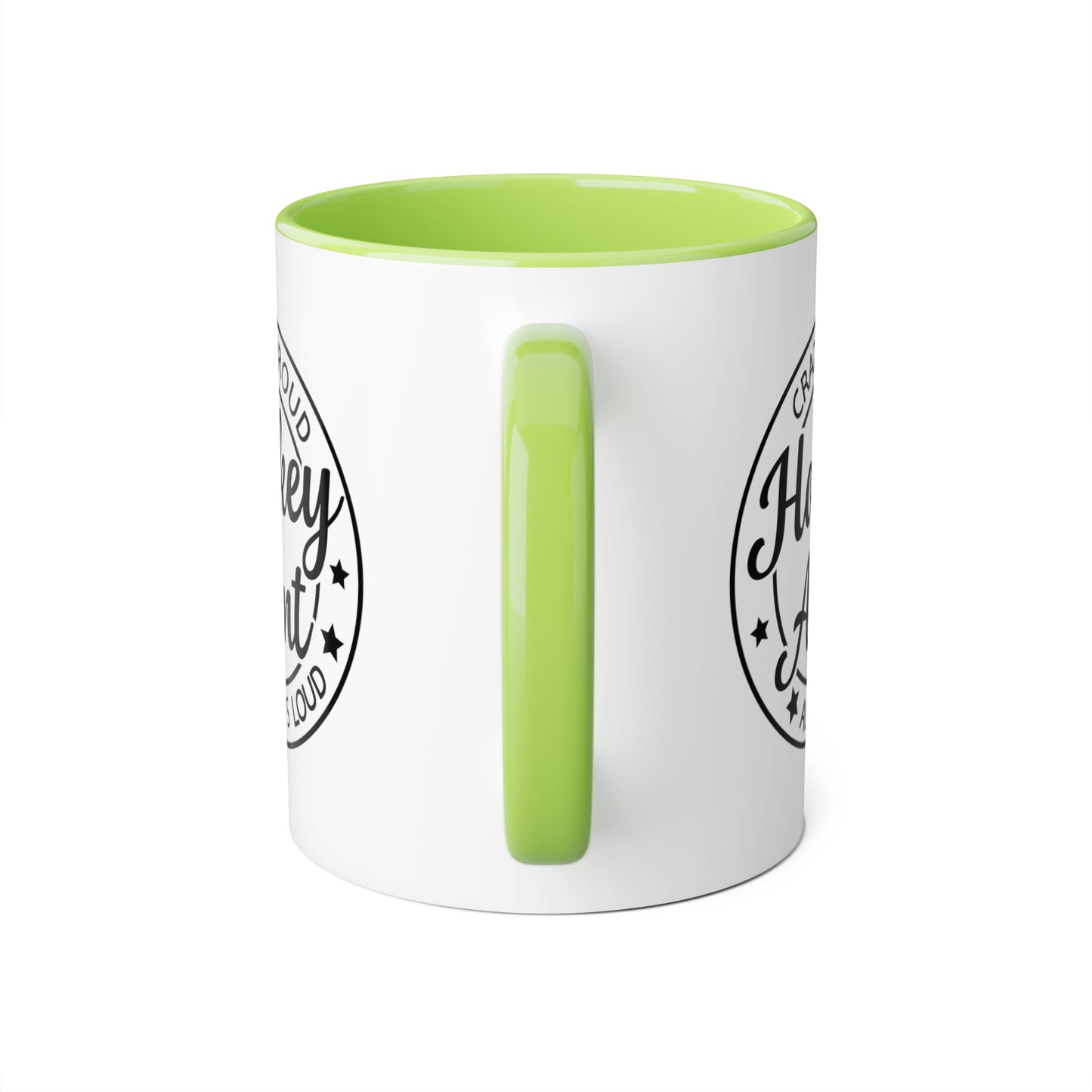 Tasse de tante de hockey (6 couleurs), 11oz