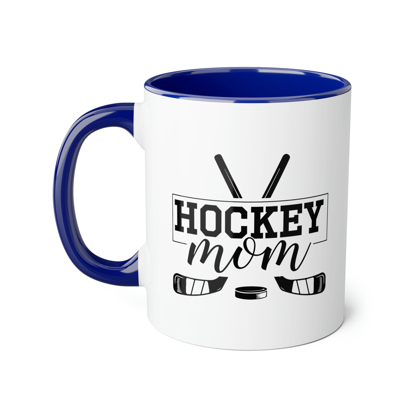 Tasse de maman de hockey Face-off (6 couleurs), 11oz