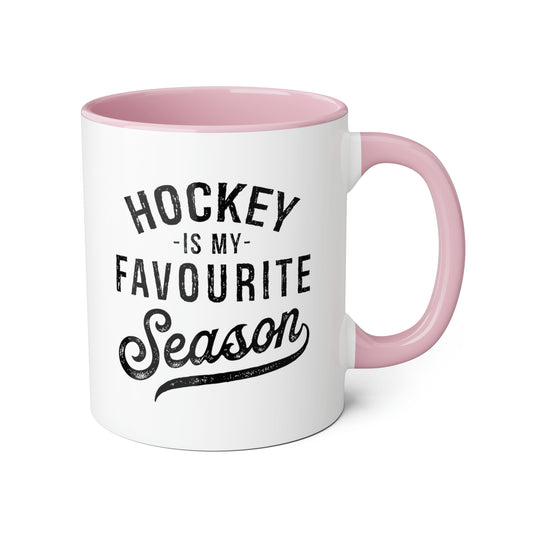 Favourite Season Accent Mug (6 colours), 11oz