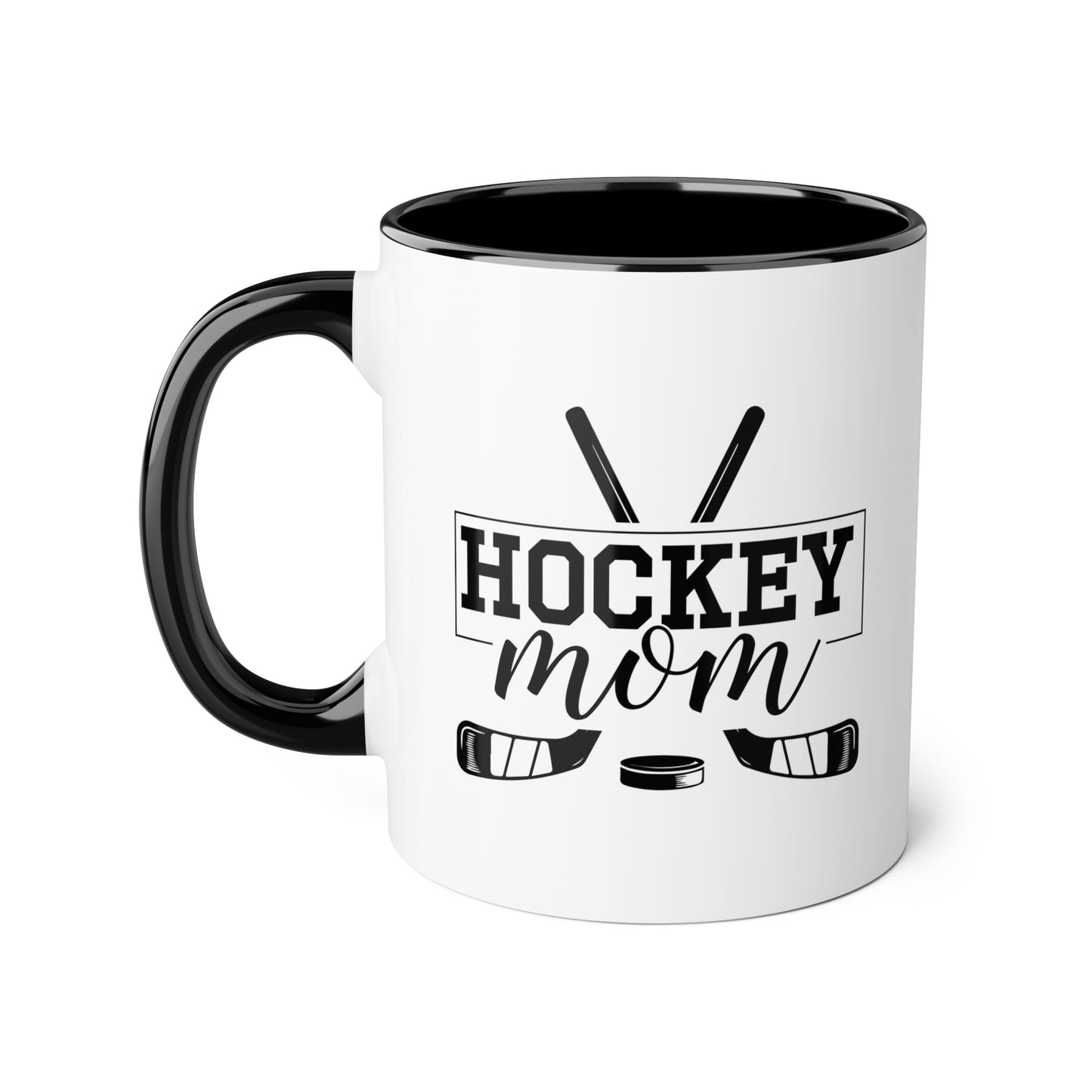 Tasse de maman de hockey Face-off (6 couleurs), 11oz