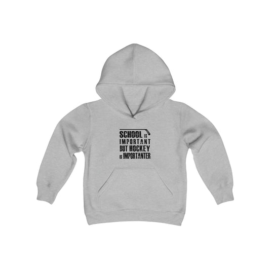 Hockey is Importanter II Kids' Hoodie