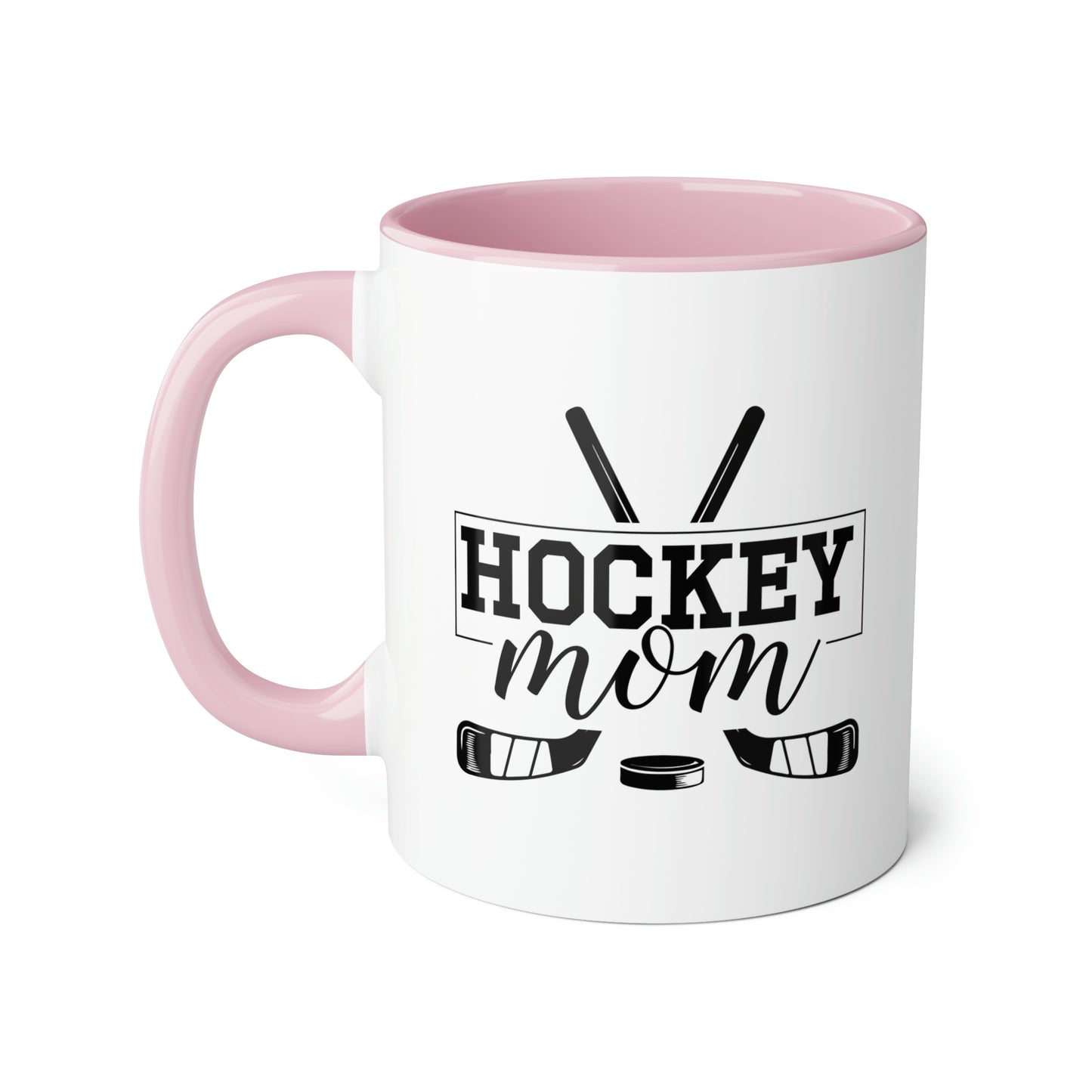 Tasse de maman de hockey Face-off (6 couleurs), 11oz