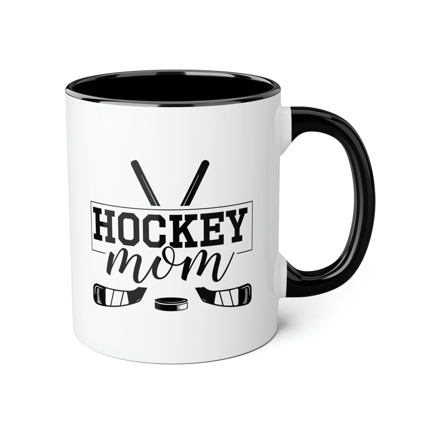 Tasse de maman de hockey Face-off (6 couleurs), 11oz