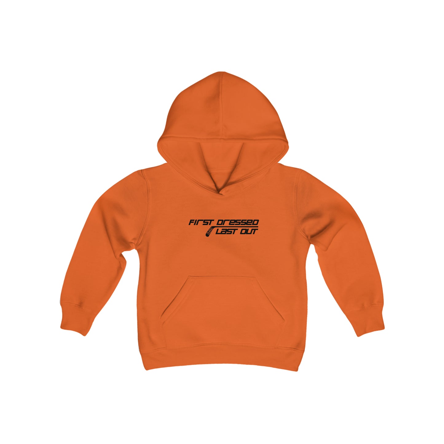 First Dressed. Last Out. Kids' Hoodie