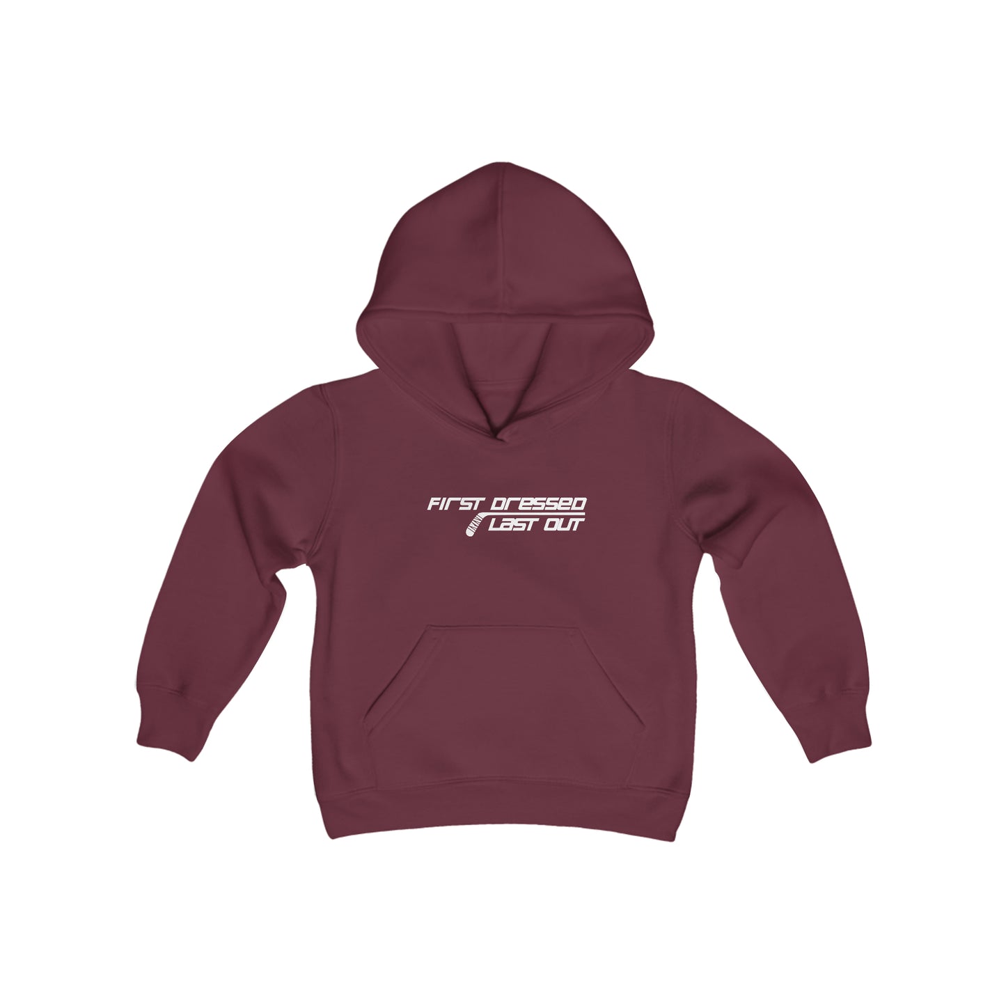 First Dressed. Last Out. Kids' Hoodie