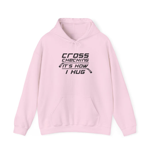 Cross Check Hugs Adult Hoodie