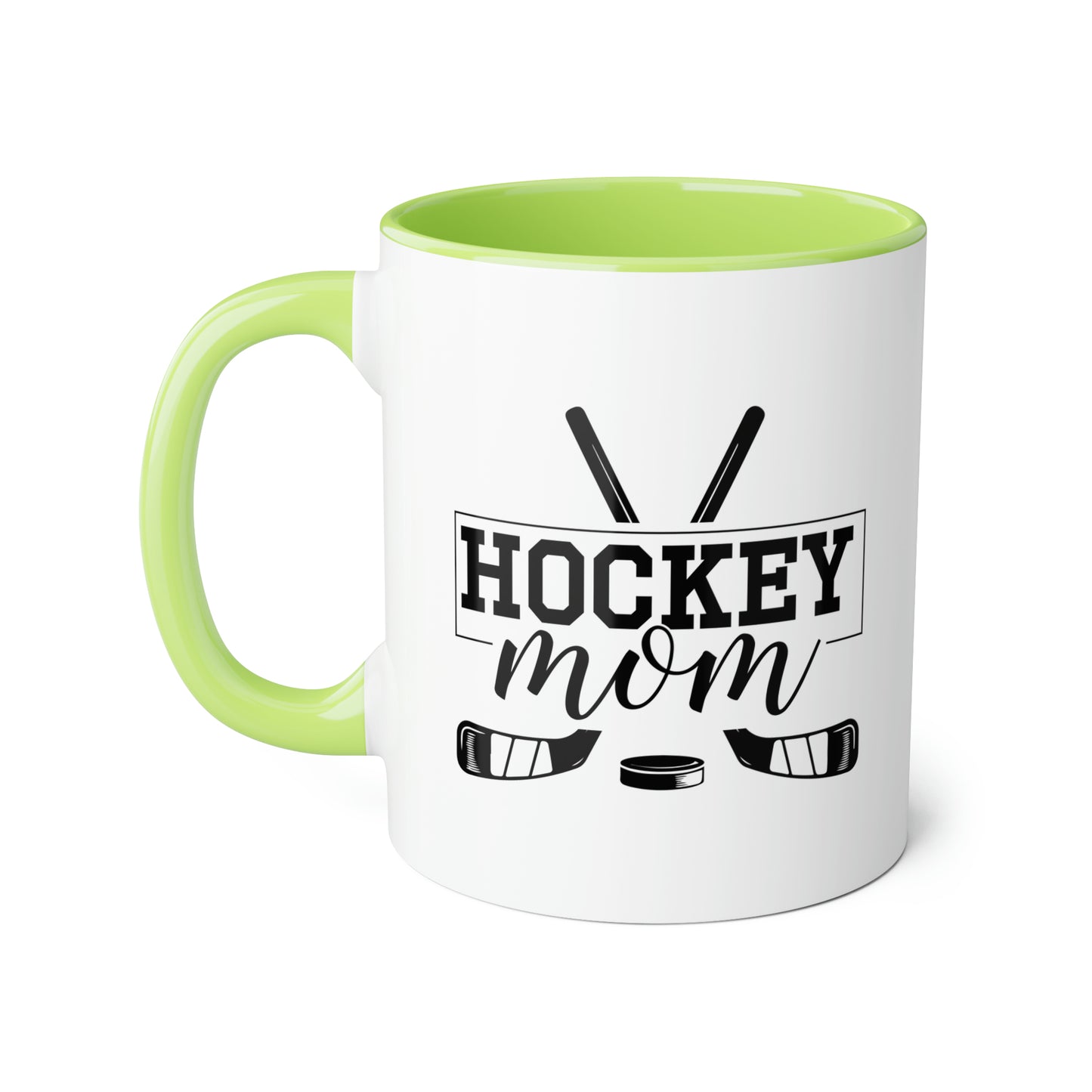 Tasse de maman de hockey Face-off (6 couleurs), 11oz
