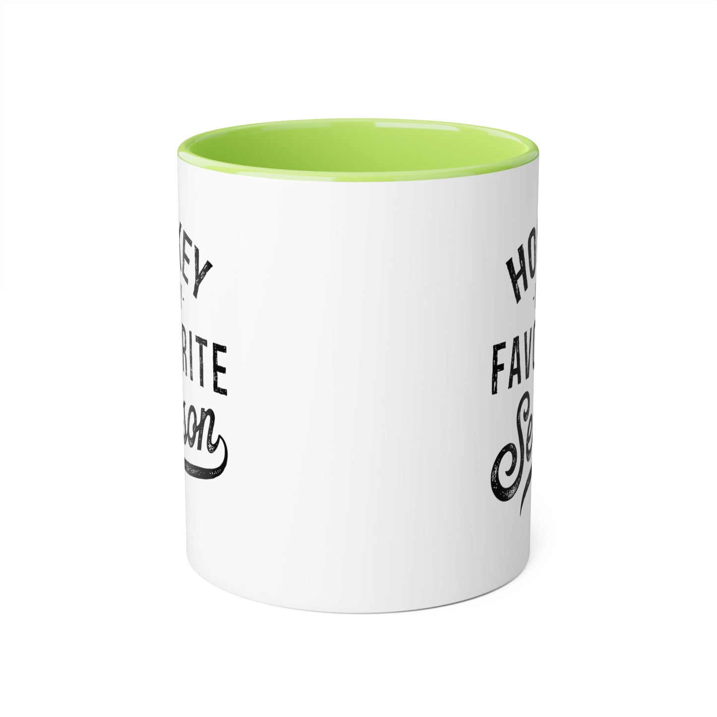 Tasse d'accent de saison préférée (6 couleurs), 11 oz