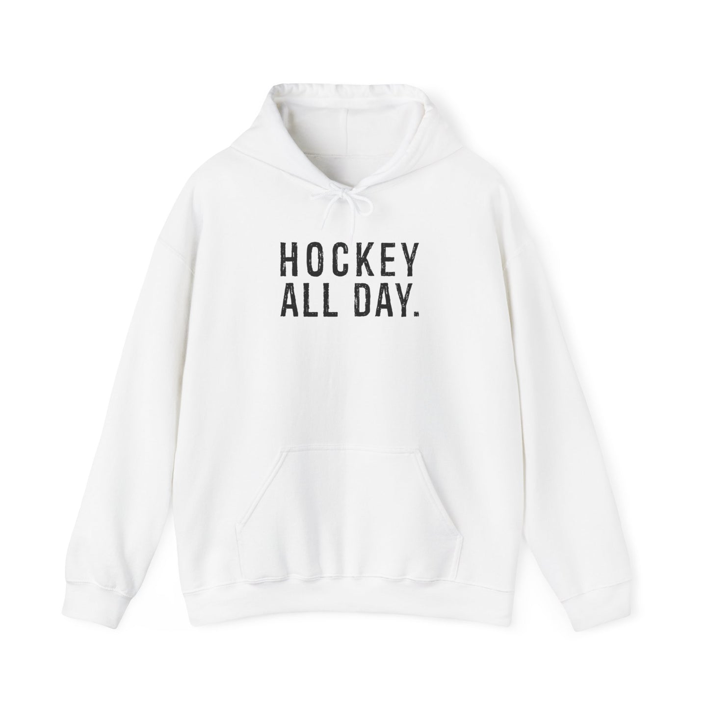Sweat à capuche adulte Hockey toute la journée