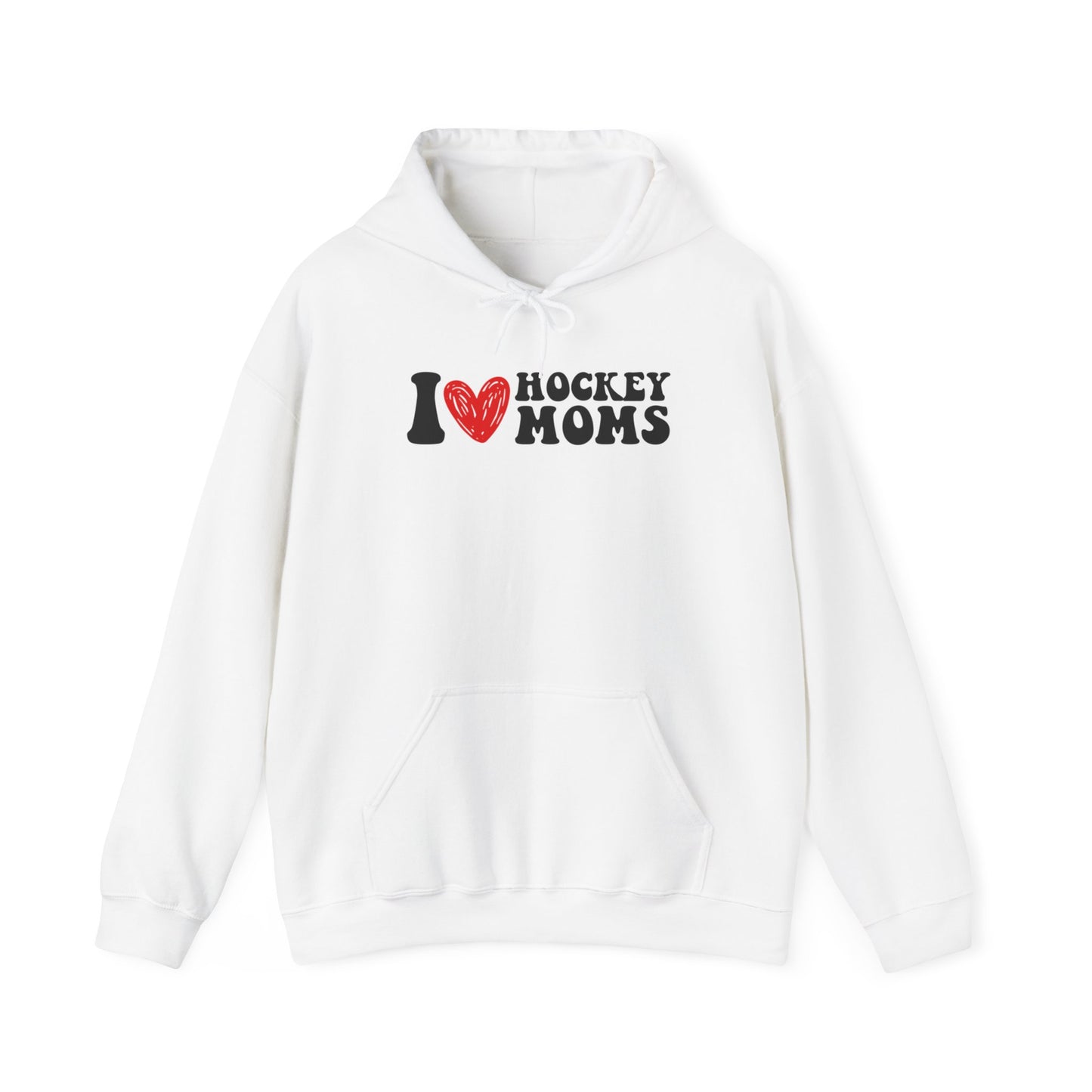 I ❤️ Hockey Moms Adult Hoodie