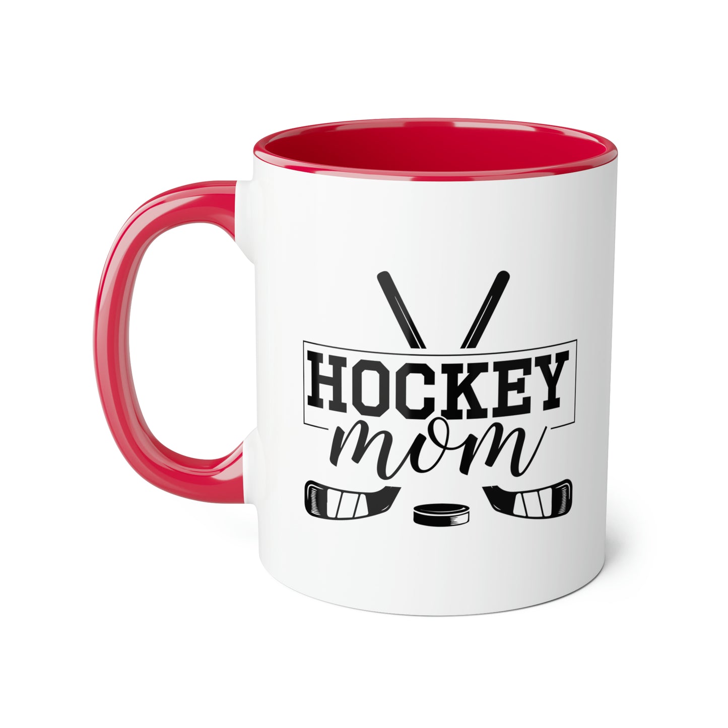Tasse de maman de hockey Face-off (6 couleurs), 11oz