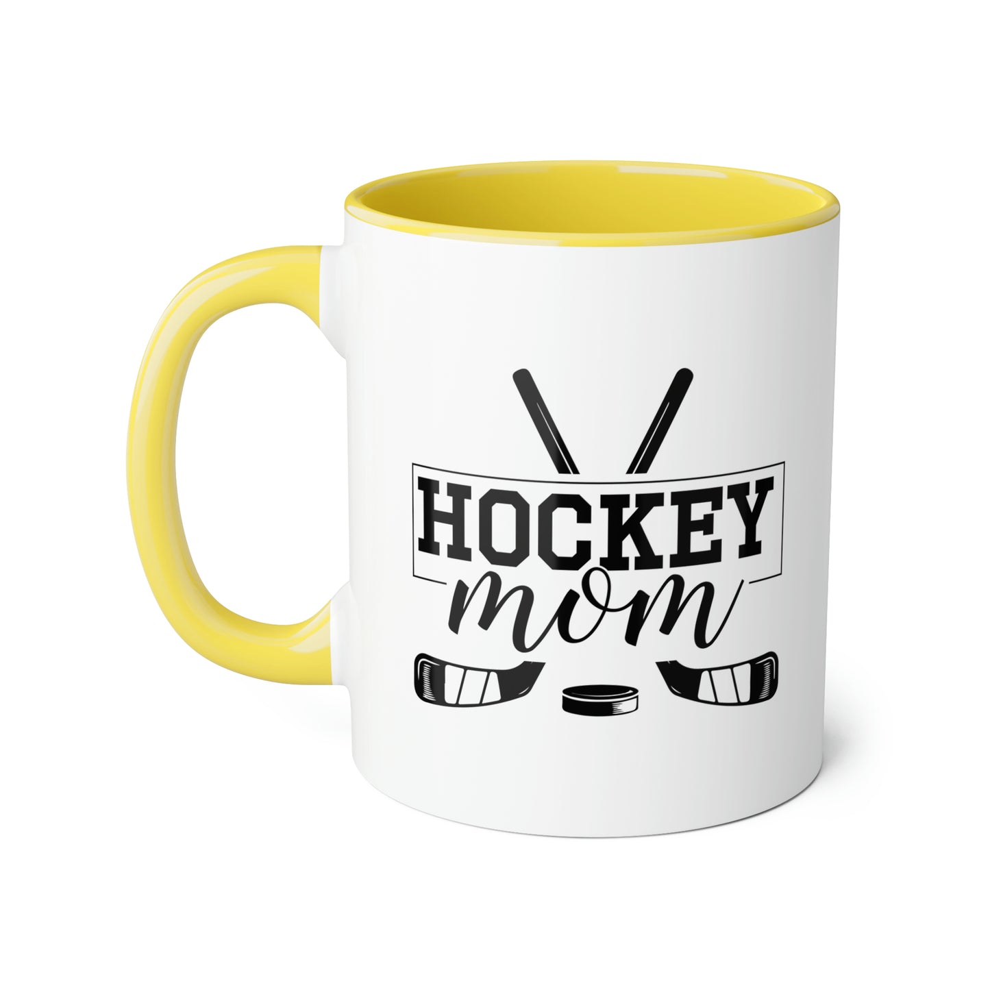 Tasse de maman de hockey Face-off (6 couleurs), 11oz