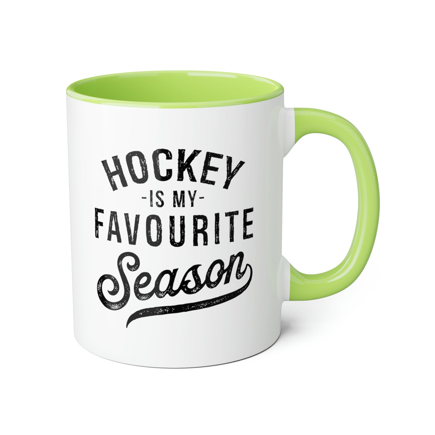 Tasse d'accent de saison préférée (6 couleurs), 11 oz
