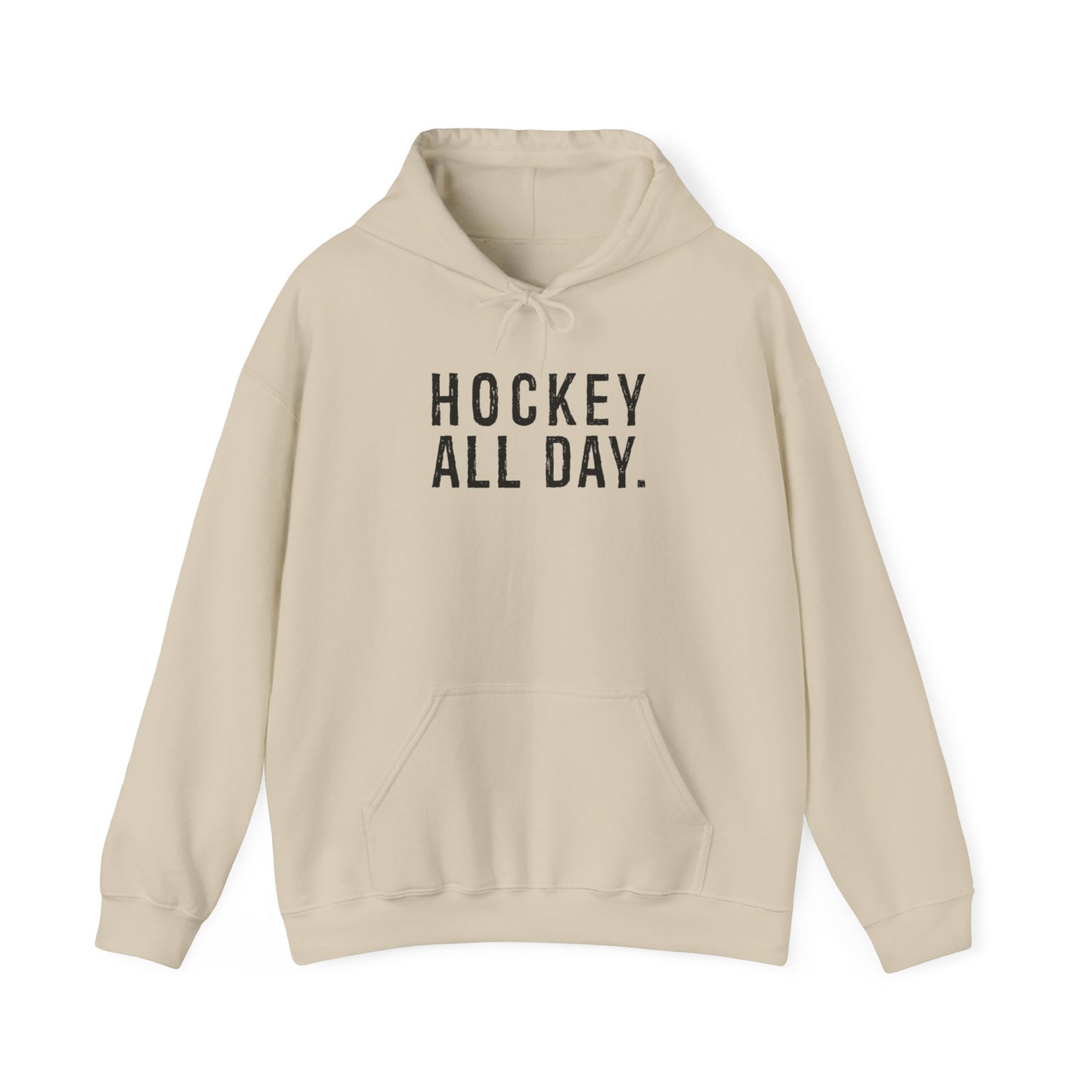 Sweat à capuche adulte Hockey toute la journée